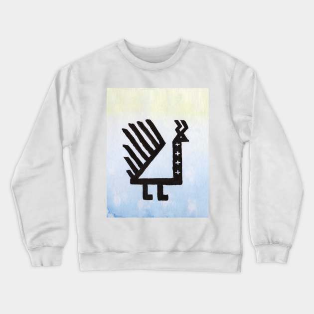 Peacock Crewneck Sweatshirt by lindaursin